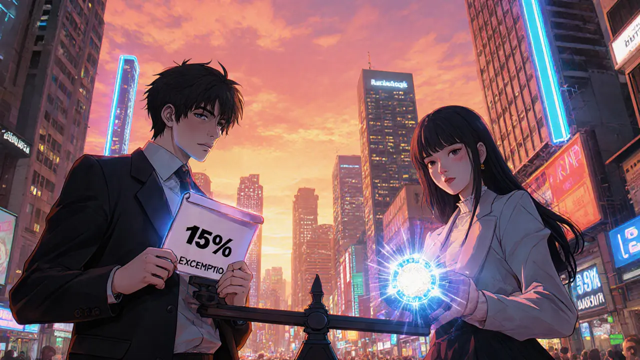 Thailand Crypto Tax 2025: 5‑Year Exemption vs 15% Withholding Tax