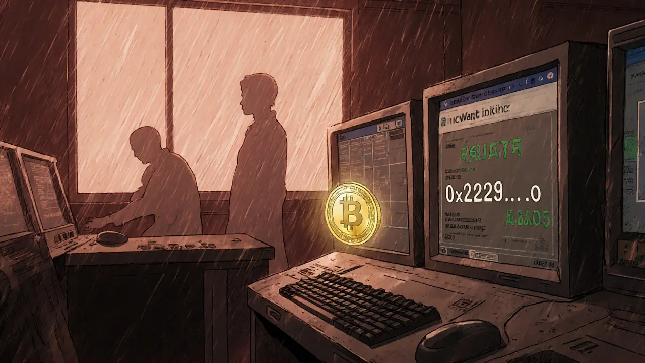 An empty DeFi trading floor with a single glowing KALATA token.