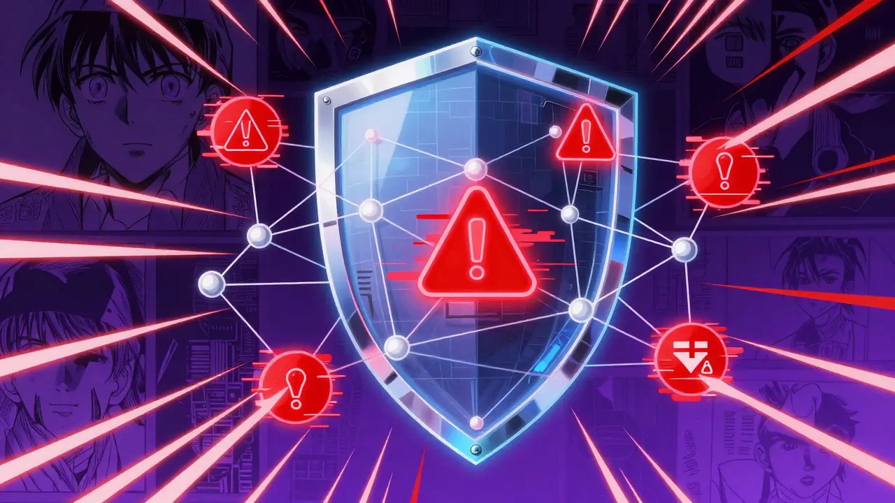 Digital shield detecting security threats in a DeFi network