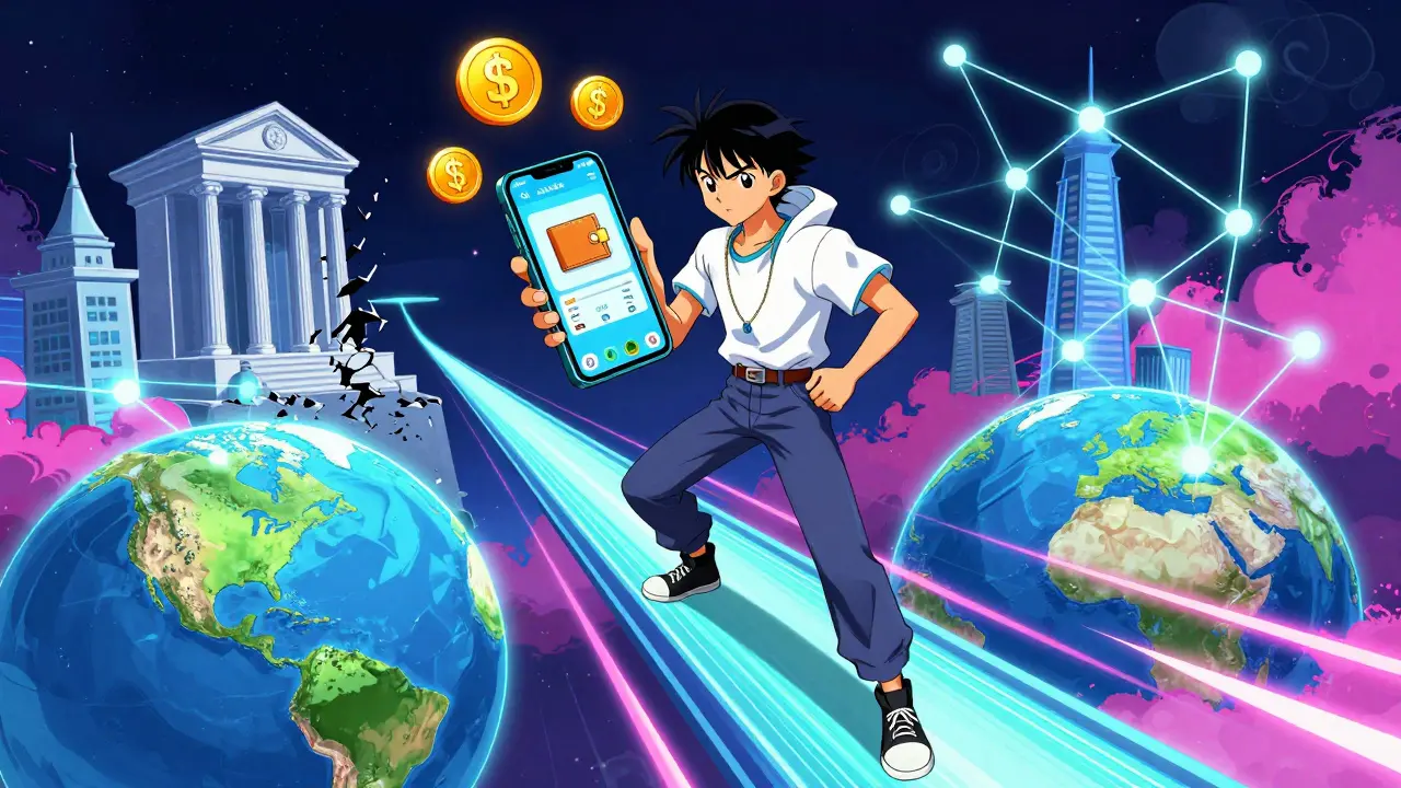 Creator using crypto for fast global transactions