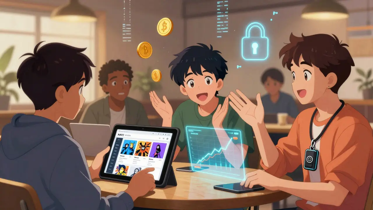 Creators learning about NFTs and tokens together