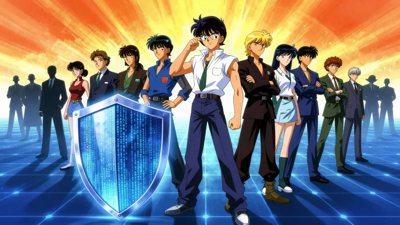 Anime avatars protected by digital shield against banking barriers
